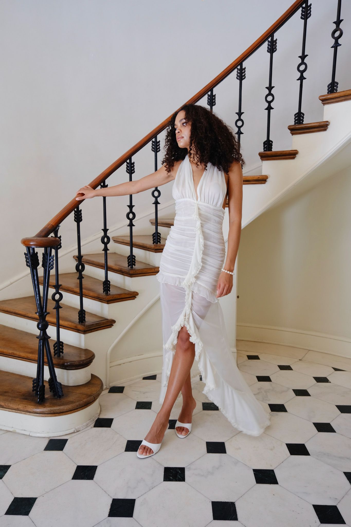 Kayta Gown — Winter White | For Love & Lemons